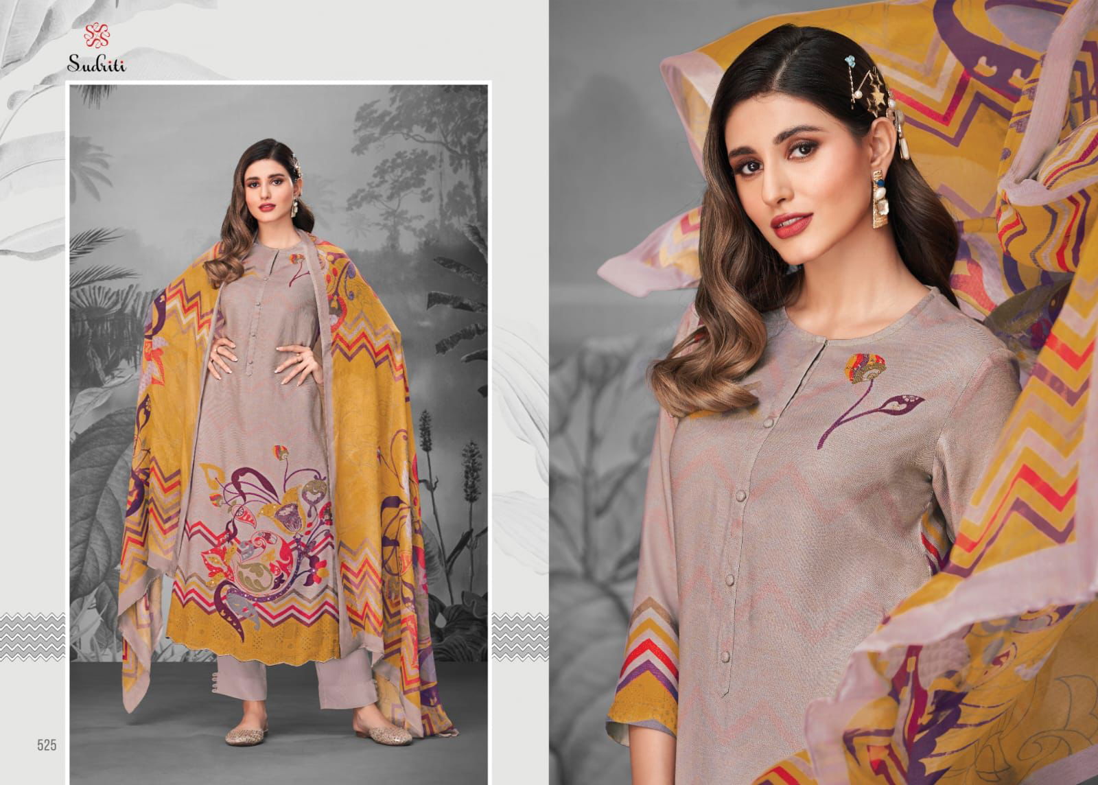 Alaric By Sudriti Printed Salwar Suits Catalog